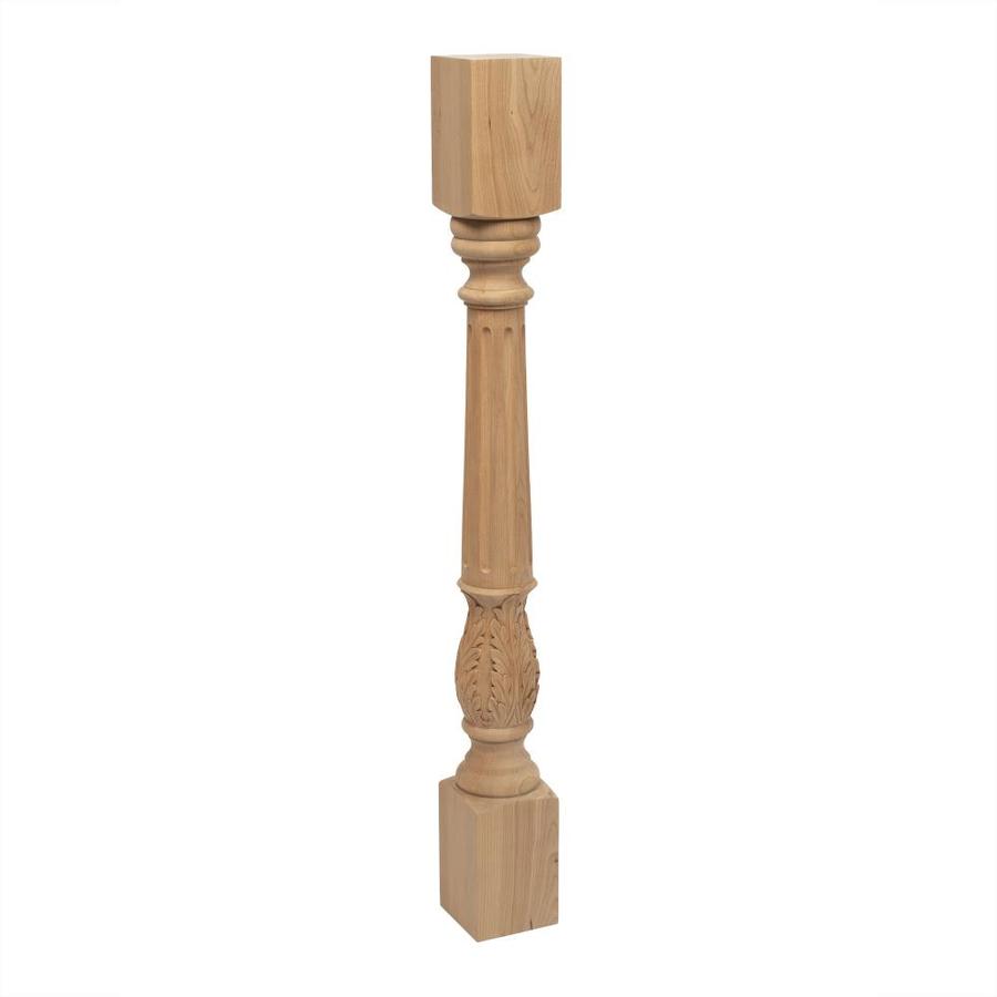 Architectural Products by Outwater Wood Cherry Table leg (Actual 3.75