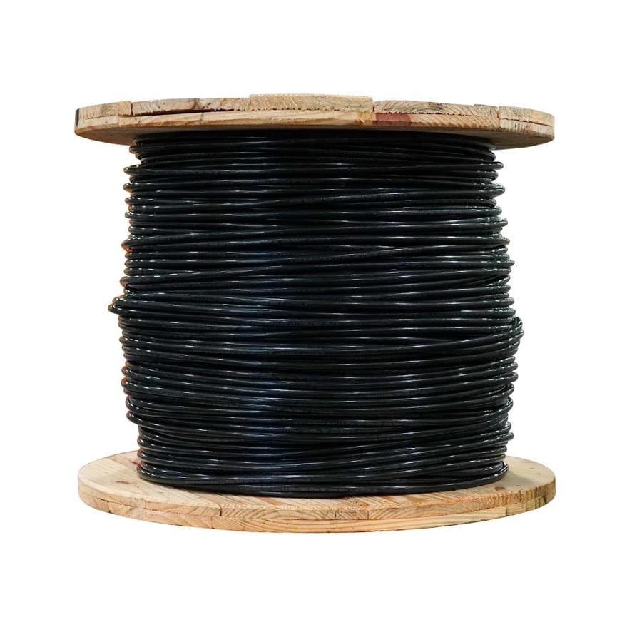 Southwire 2,500 Ft. 2/0 Black Stranded CU SIMpull THHN Wire In The THHN ...