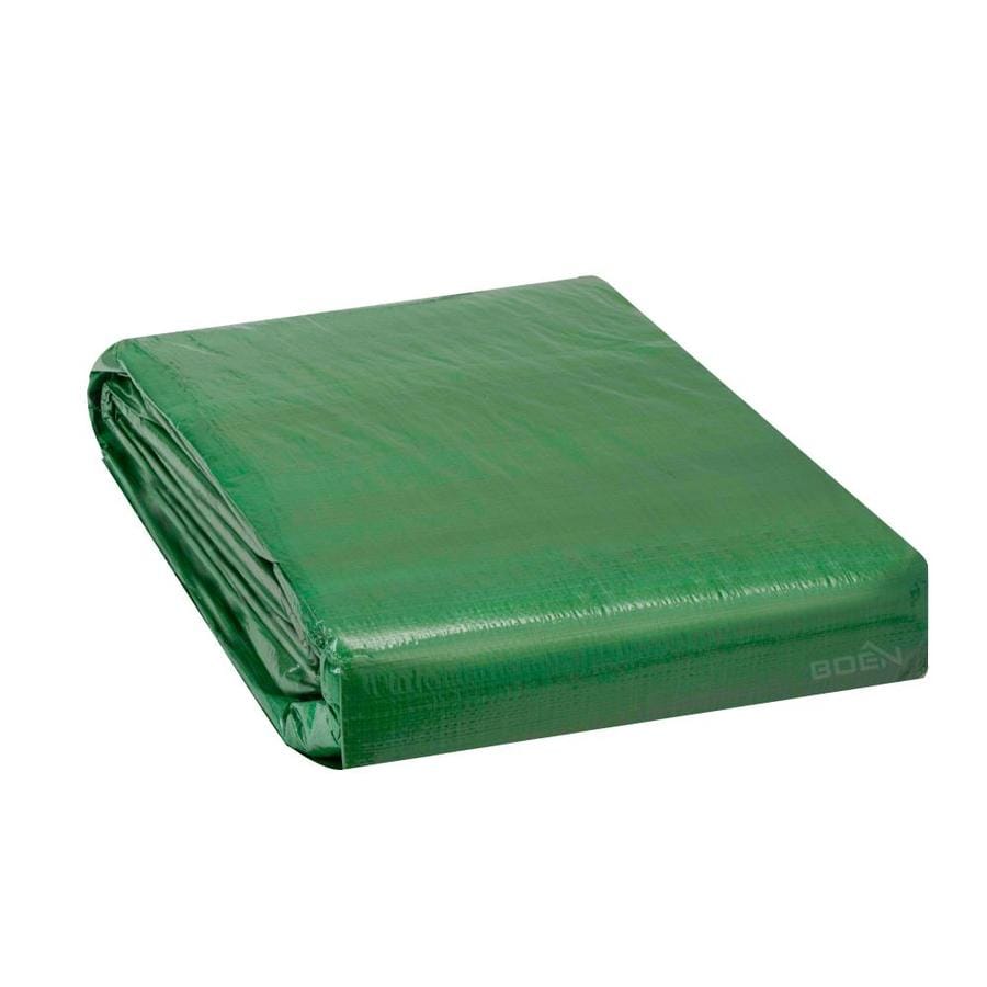 BOEN 9-ft x 12-ft Green Commercial Polyethylene Tarp in the Tarps ...