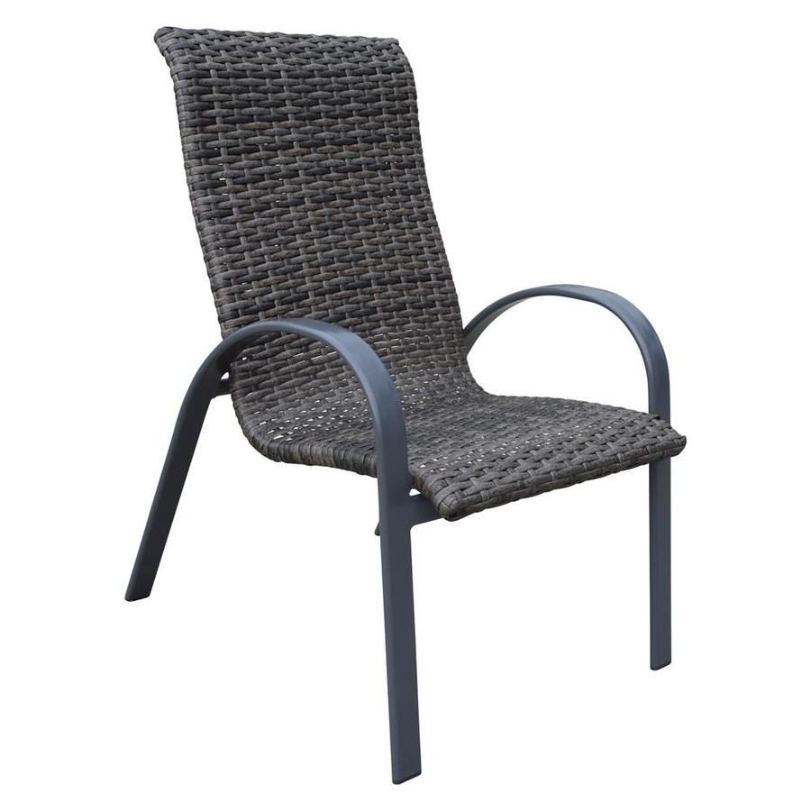 Courtyard Casual Courtyard Casual Santa Fe 4 Wicker Chairs in the Patio ...