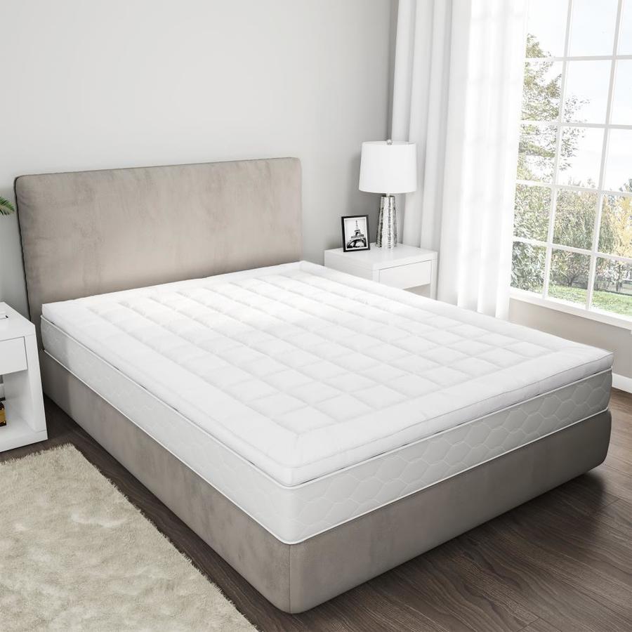 Hastings Home 3-in D Polyester Twin Encasement Mattress Topper in the ...