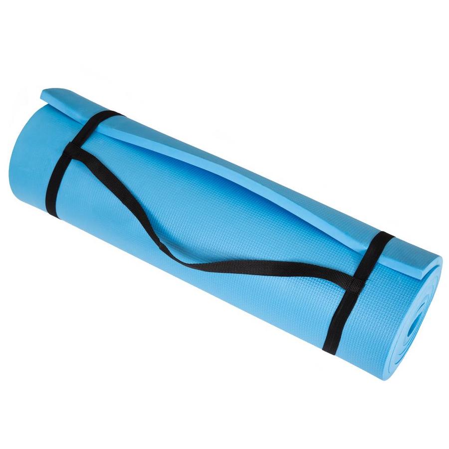 light blue yoga mat