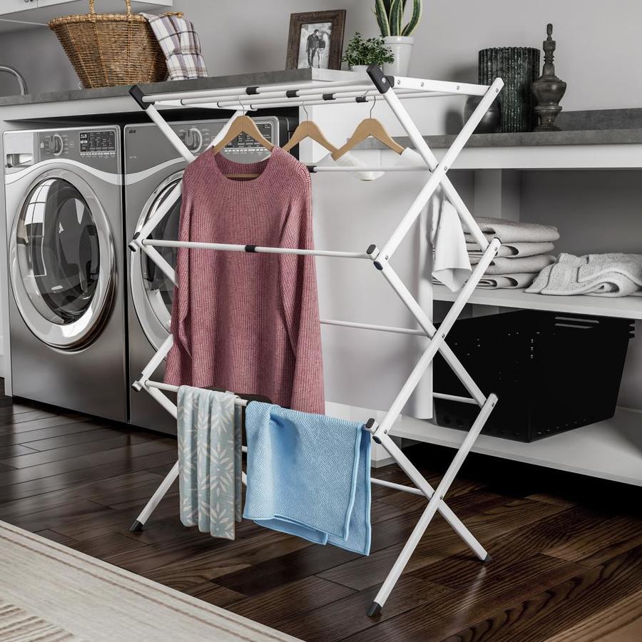 Hastings Home Clothes Drying Rack 3 Tiered Expandable Free Standing