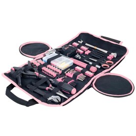 Pink Tool Set 15 Piece Household Hand Tools