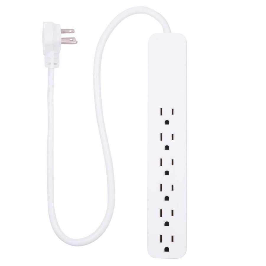 Mountable Power Strip Surge Protector with 8 Outlets 3 USB Ports /&Extension Cord