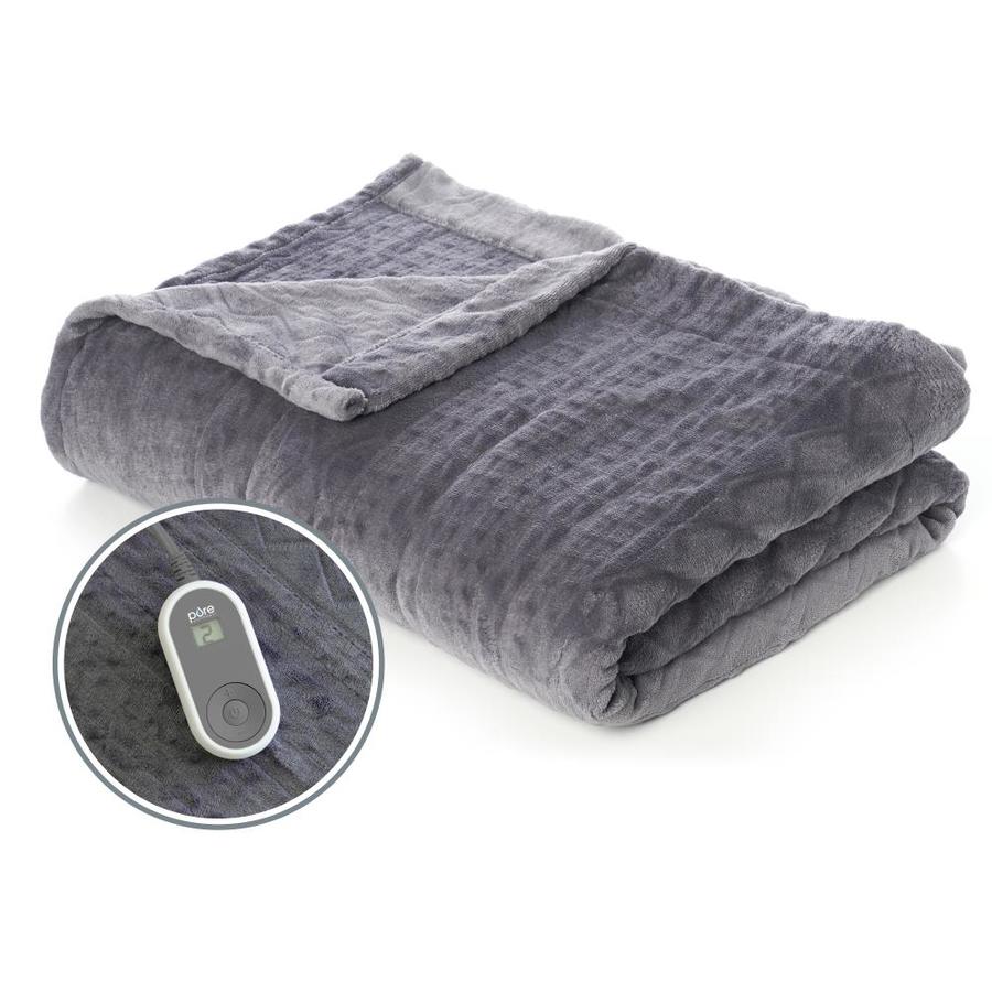 Pure Enrichment PureRelief Radiance Deluxe Heated Blanket- Twin in the