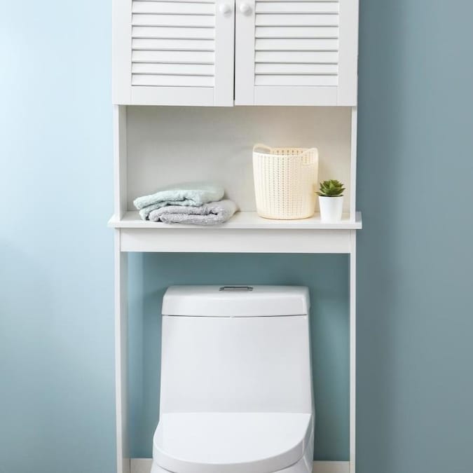 ShutterDoor Bathroom Over the Toilet White in the Endless Aisle department at