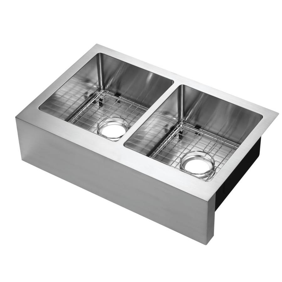 Drop In Apron Front Farmhouse Stainless Steel Kitchen Sinks At