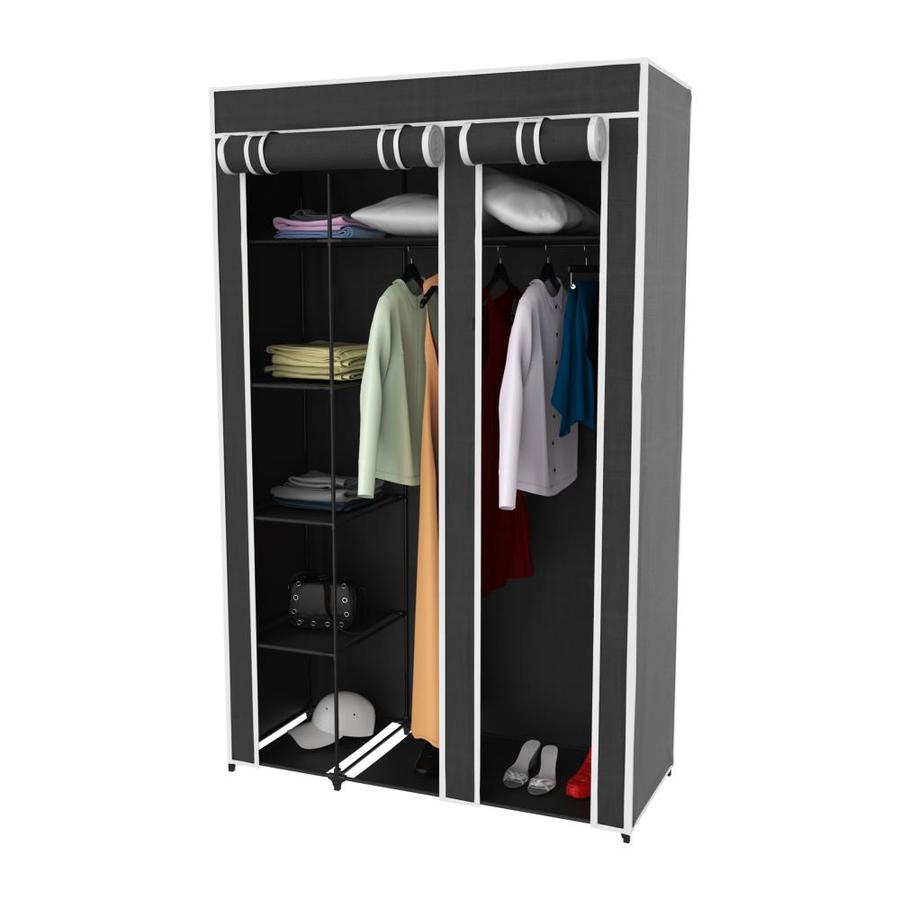Hastings Home Black Steel Clothing Rack In The Clothing Racks Portable Closets Department At Lowes Com
