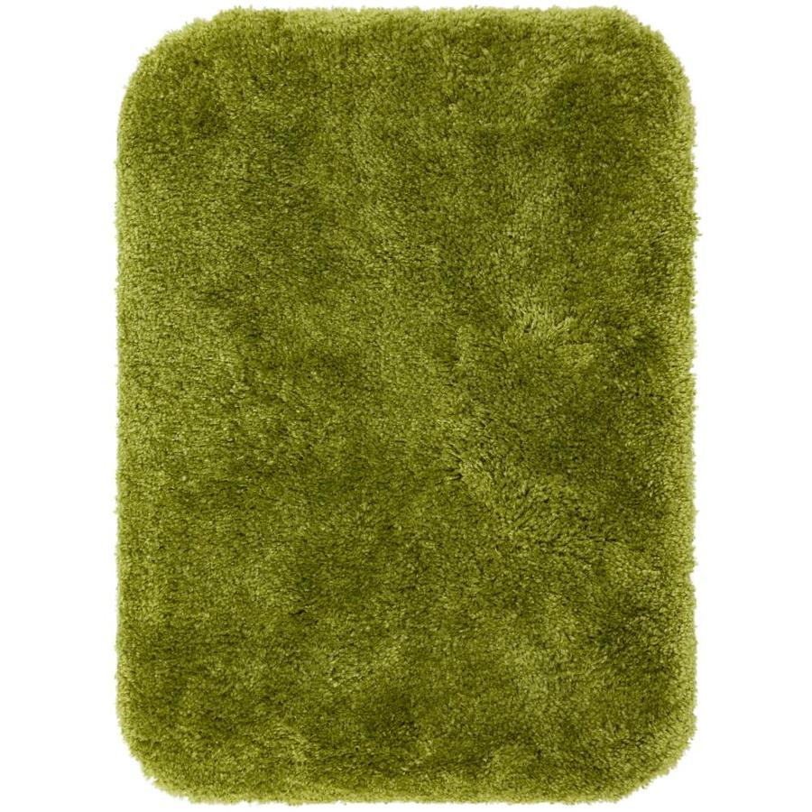 Mohawk Home Royal bath 34in x 21in Pistachio Nylon Bath Rug in the