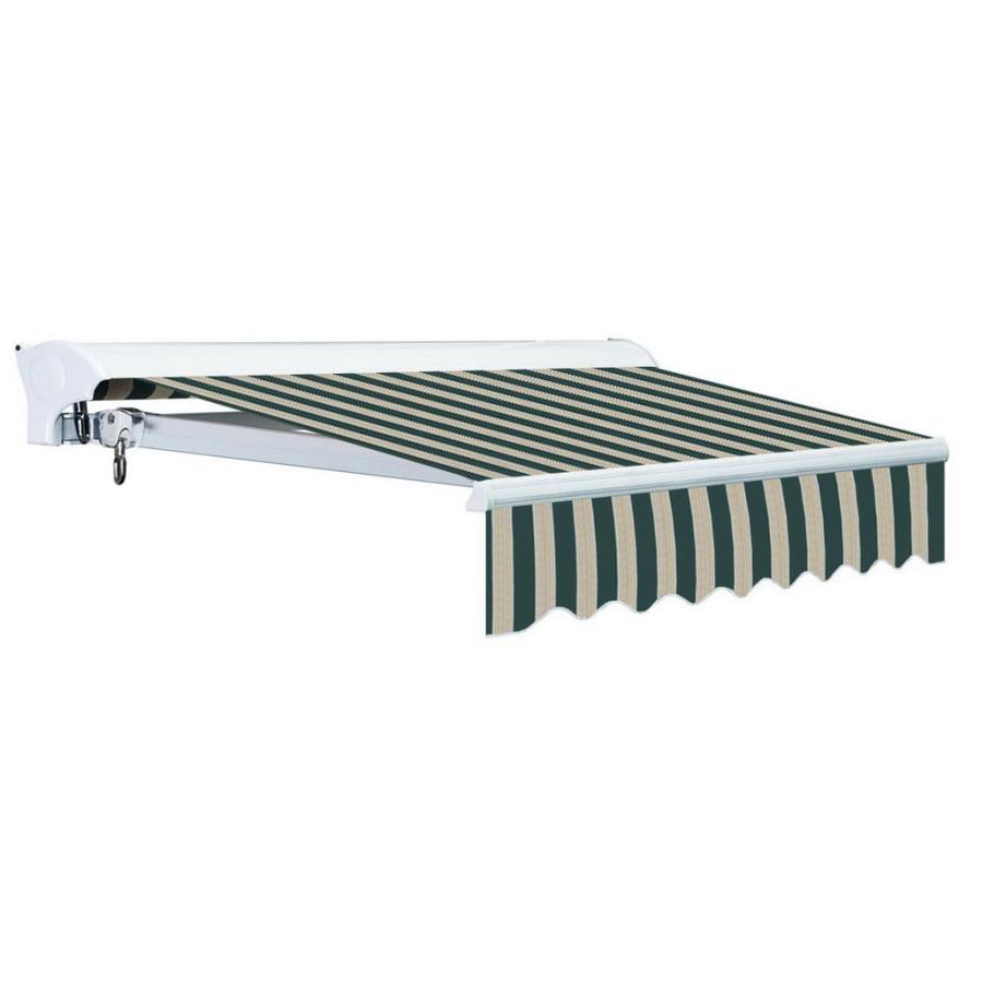 Advaning 165in Wide Stripe Slope Patio Awning in the Awnings department at