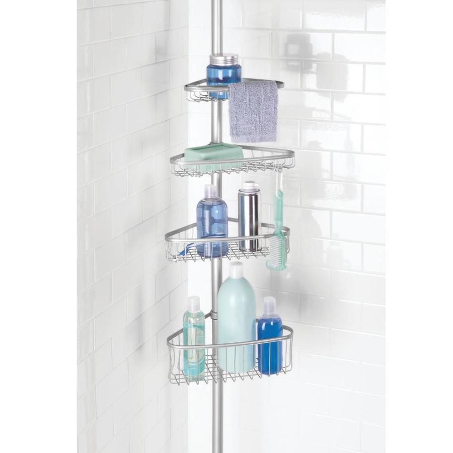 iDesign York Nickel Metal Bathroom Organizer in the Bathroom ...