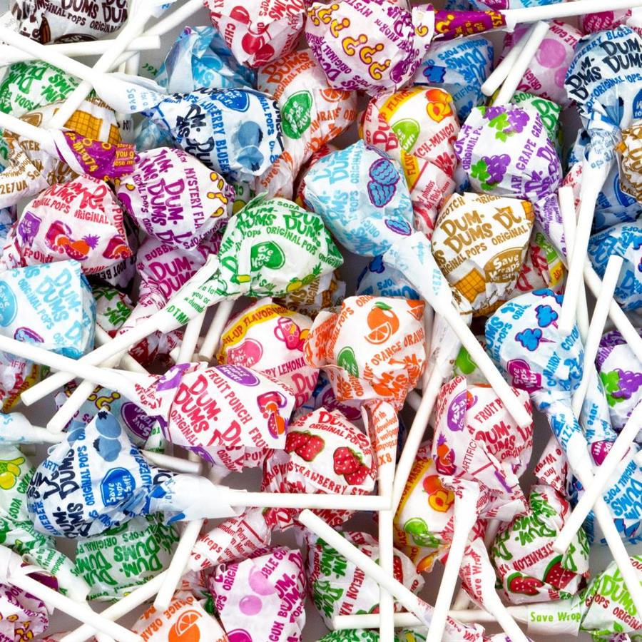 Dum Dum Dum Dums Original Lollipops Bulk Variety Pack, 500 in the ...