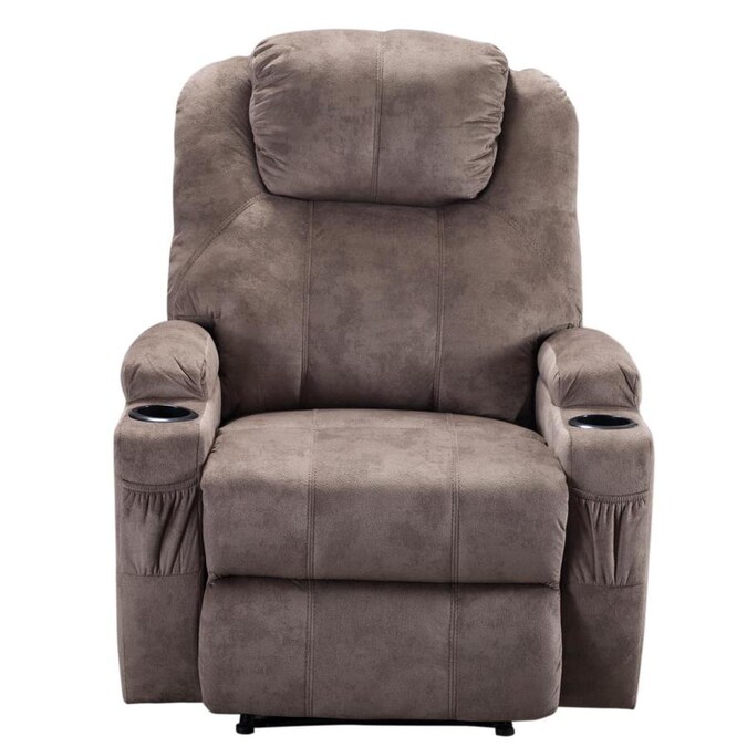 CASAINC Recliner Chair with 2 Cup Holders,Manual Ergonomic