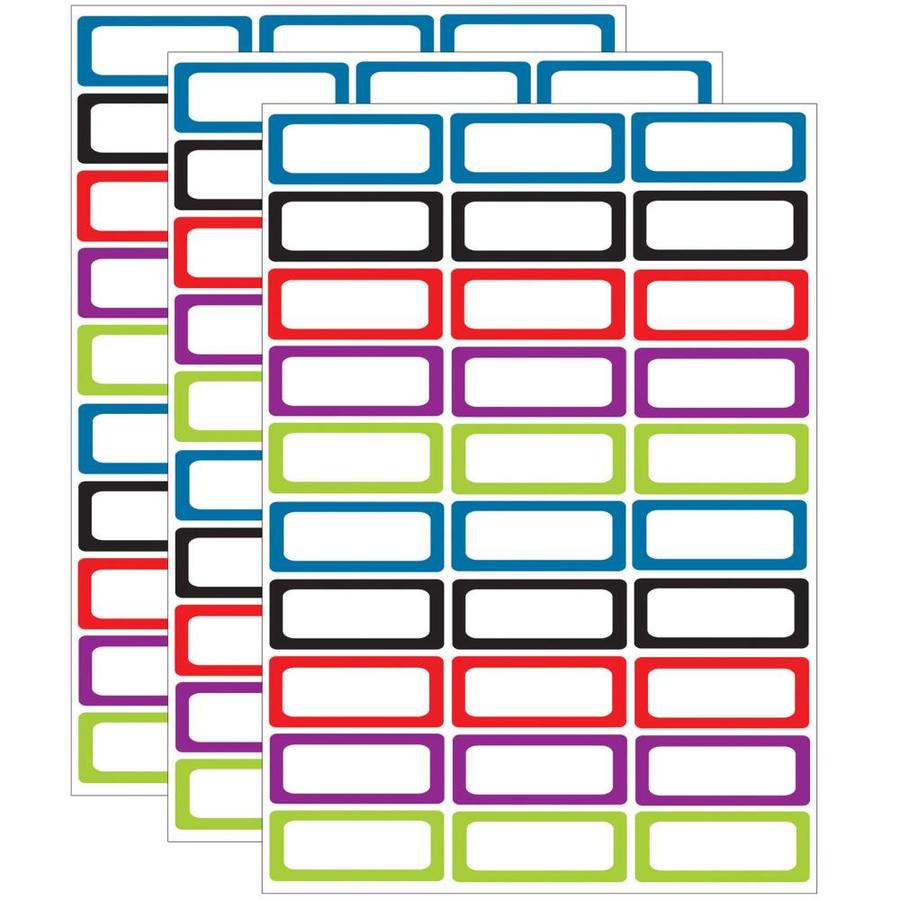 Ashley Productions Die-Cut Magnetic Foam Assorted Color Label ...