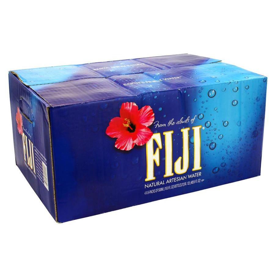 Fiji Fiji Natural Artesian Bottled Water, 0.5 L, 24 in the SingleServe Coffee & Beverages