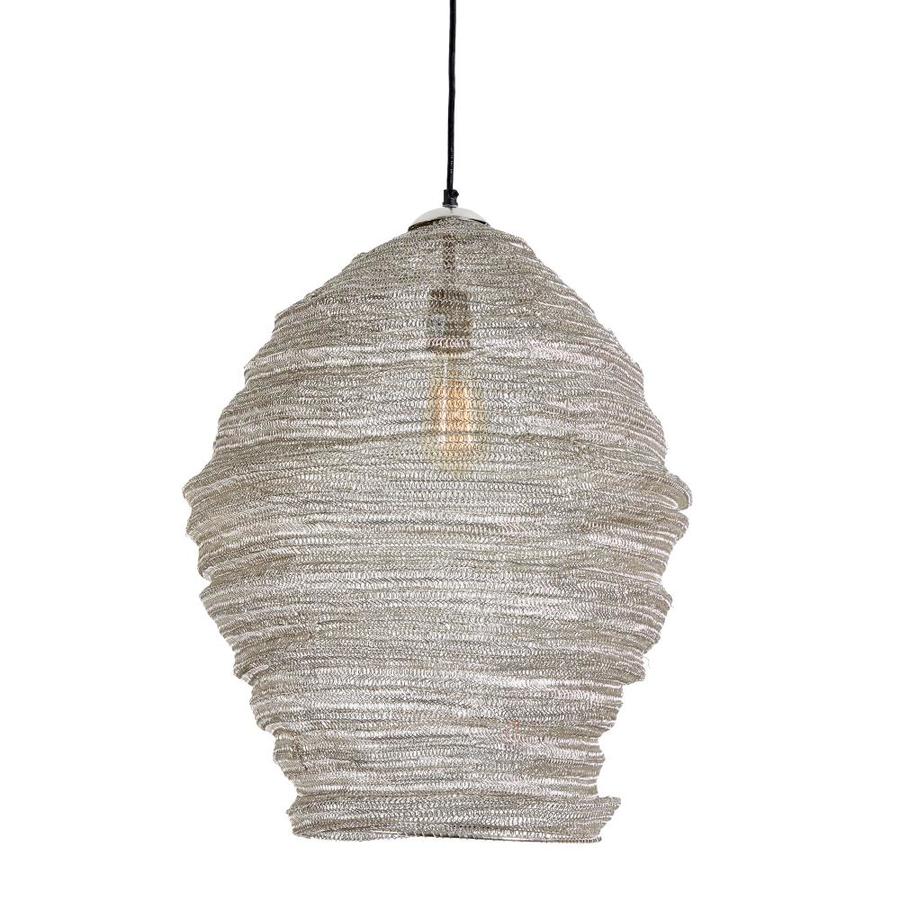 Grayson Lane Grey Transitional Cylinder Pendant Light in the Pendant