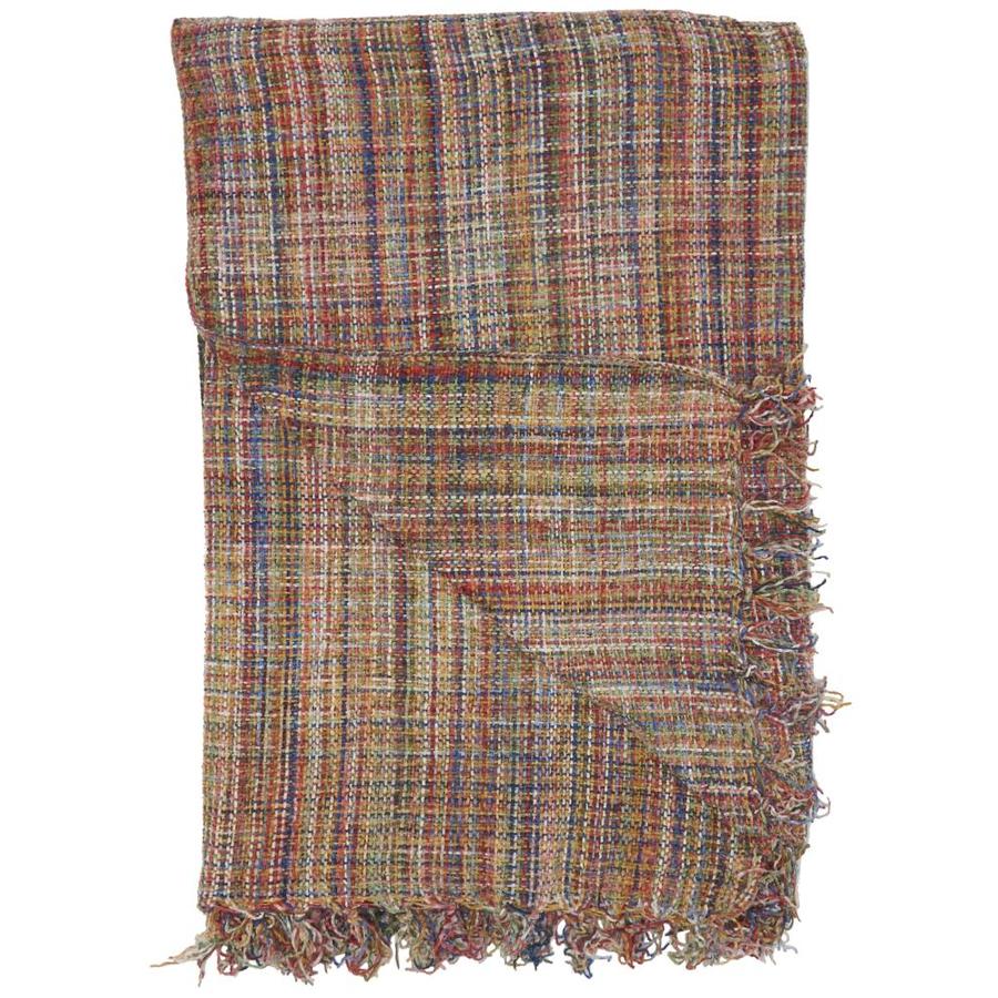 Mina Victory Outdoor Woven Multicolor Throw Blanket in the Blankets