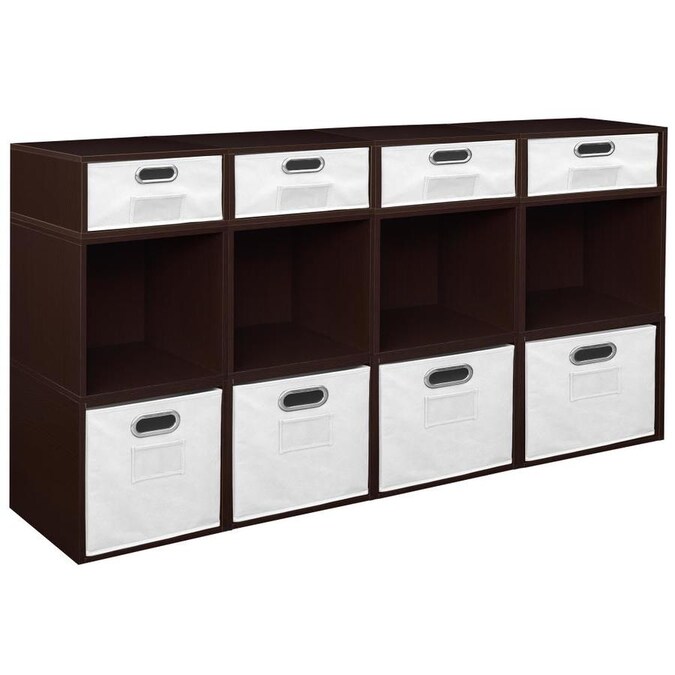 Niche Niche Cubo Storage Set- 8 Full Cubes/4 Half Cubes with Foldable ...