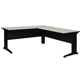 Regency Fusion 66 In U Desk Shell With 48 In Bridge Cherry In The Desks Department At Lowes Com