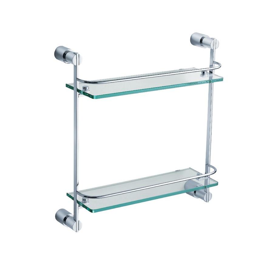 Chrome Bathroom Shelves at