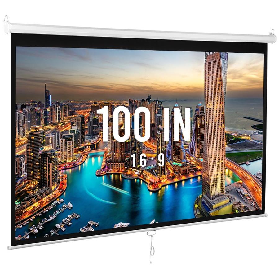 KHOMO GEAR 100 in Pull Down Projector Screen 169 HD in the Projector