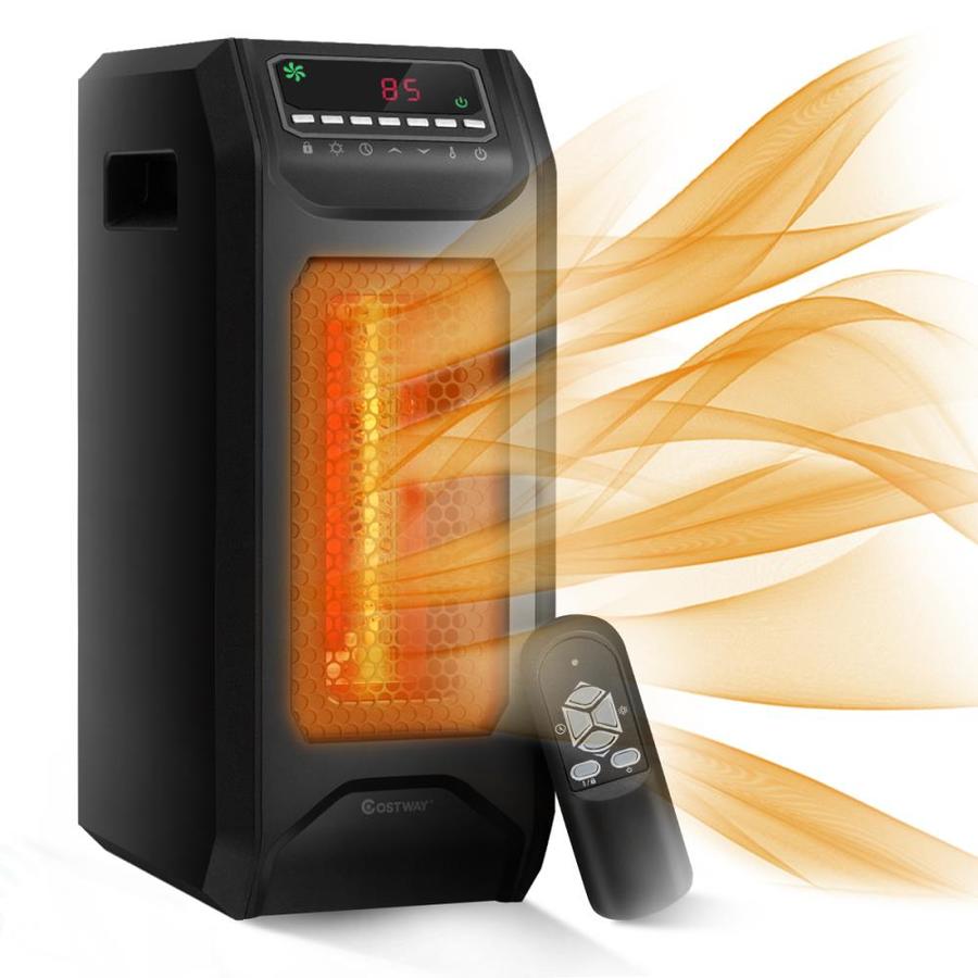Goplus Portable Electric Space Heater 1500W w/Timer Remote Control Tip