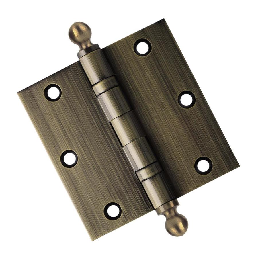 Antique Brass Door Hinges At Lowes Com   5001595879 