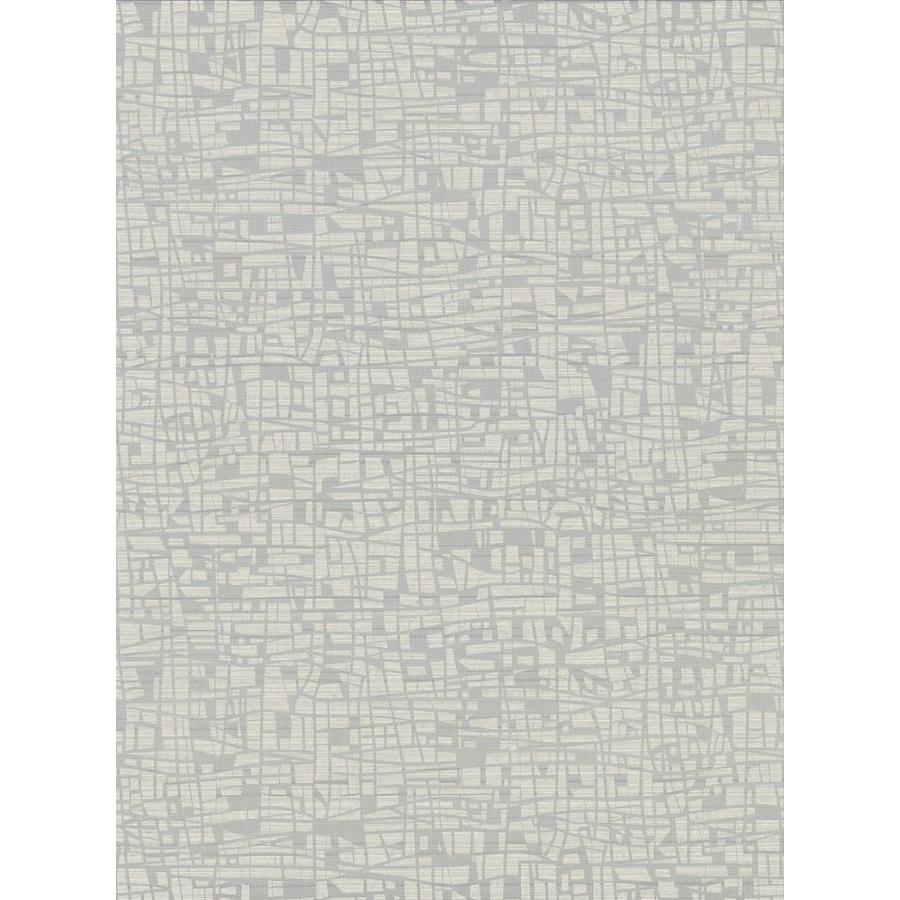 Warner Textures Tiffany Silver Abstract Geometric Wallpaper in the ...