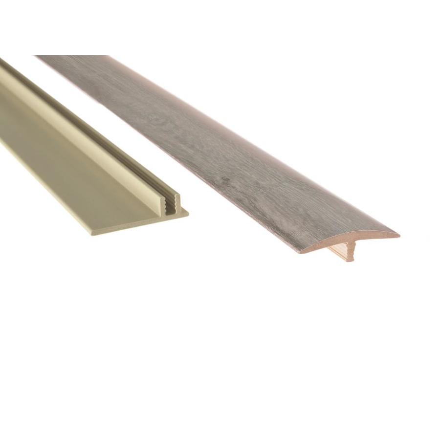 NewAge Products Flooring 46in T-Molding Transition Strip- Gray Oak in ...