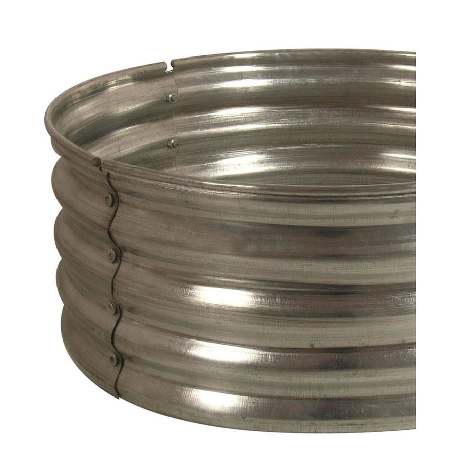 30 in. Round Galvanized Steel Fire Pit Ring in the Fire Rings ...