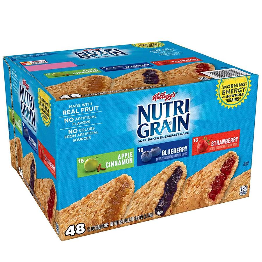 NutriGrain NutriGrain Soft Baked Breakfast Bars Variety, 1.3 oz, 48