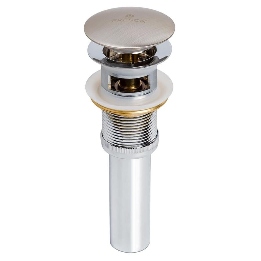 Fresca Brushed Nickel Bathroom Sink Pop Up Drain in the Sink Drains