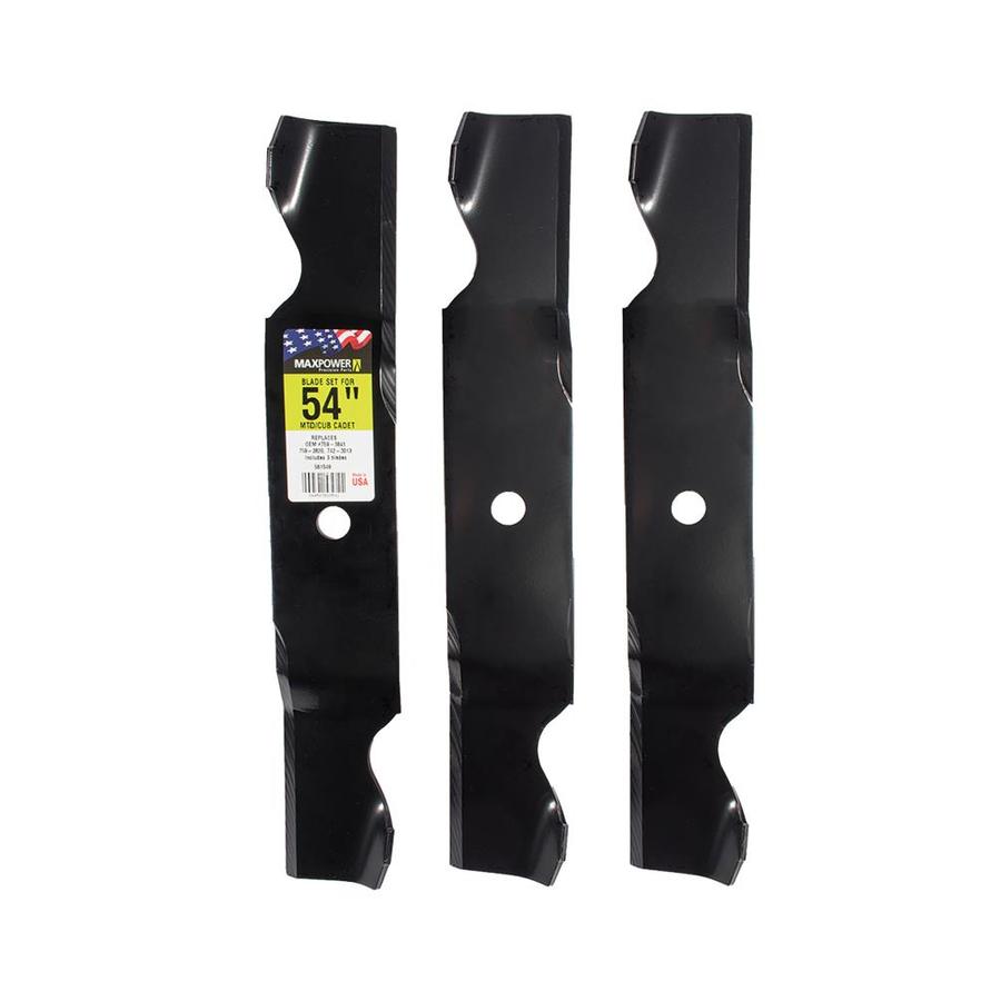 MaxPower 3Pack 54in Standard Riding Mower/Tractors Mower Blades in