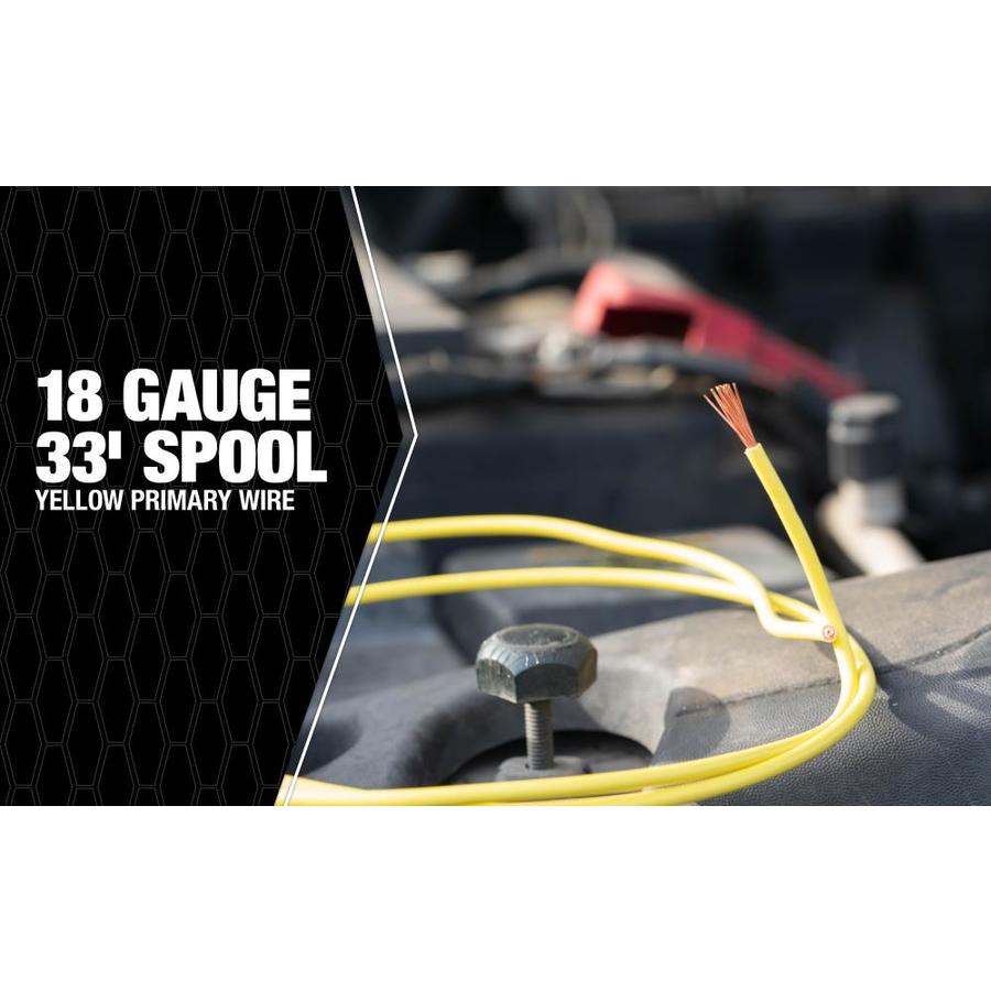 Southwire 33-Ft 18 -Gauge Primary Wire Yellow in the Primary Wire