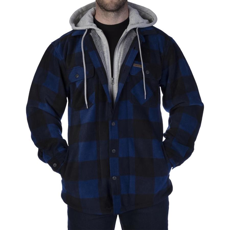 Smith's Workwear Blue/Black Textured Cotton Work Jacket (2x Large) in ...