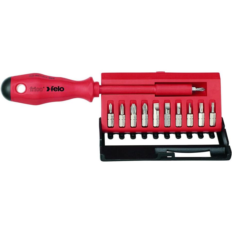 Felo 020 12Piece Handle Insulated MultiBit Screwdriver Set in the