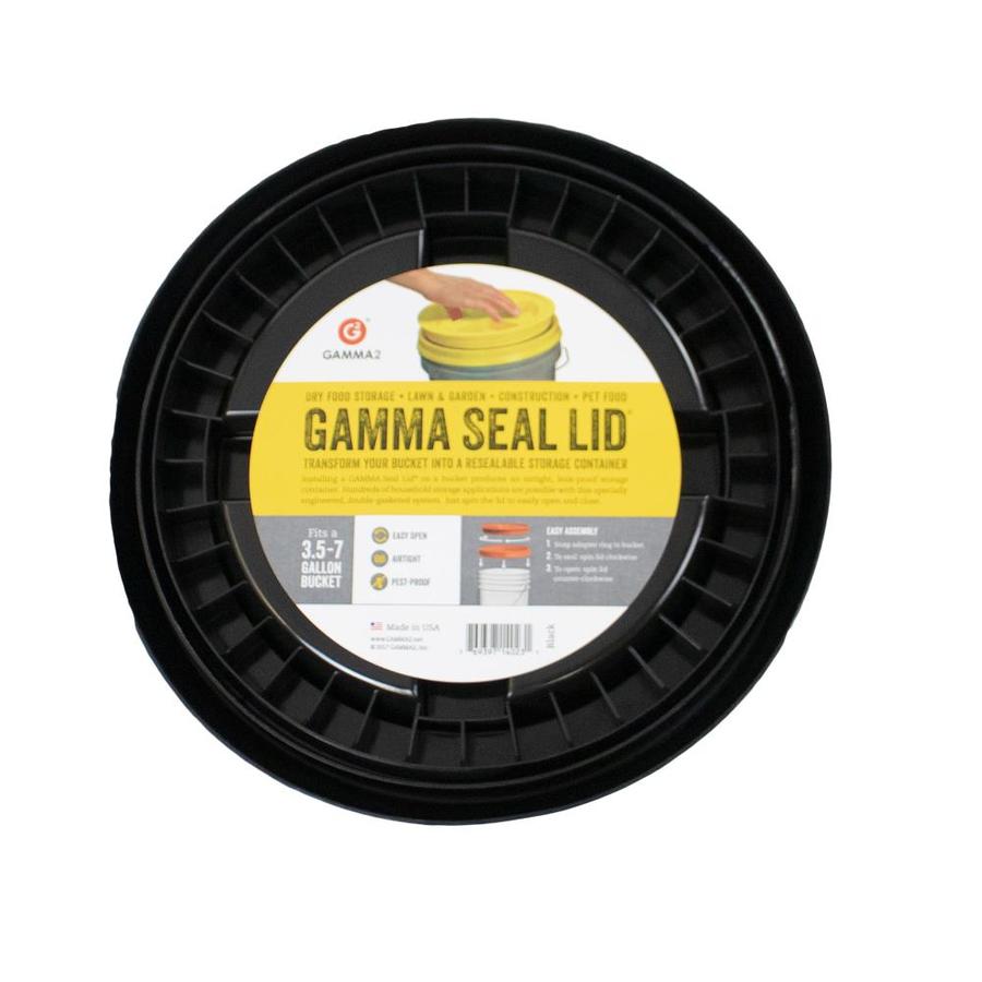 ePackageSupply 11.9in Black Plastic Bucket lid in the Bucket