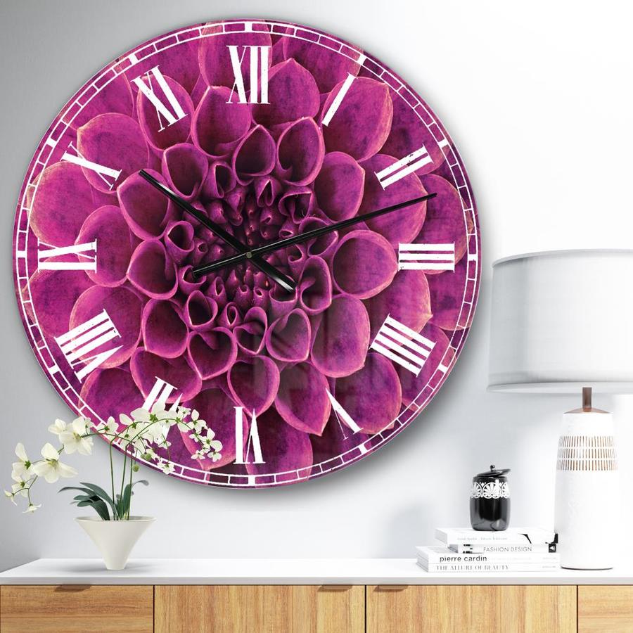 Designart Designart 'Light Purple Abstract Flower Petals' Traditional ...