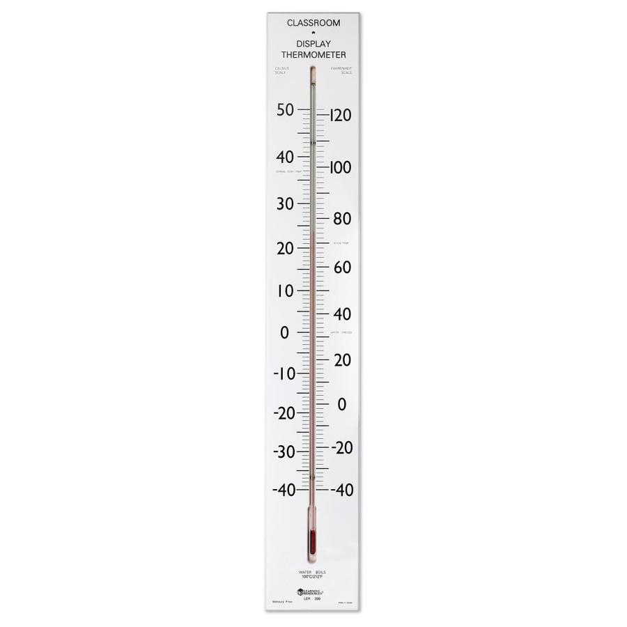 Learning Resources Learning Resources 30H Giant Classroom Thermometer ...