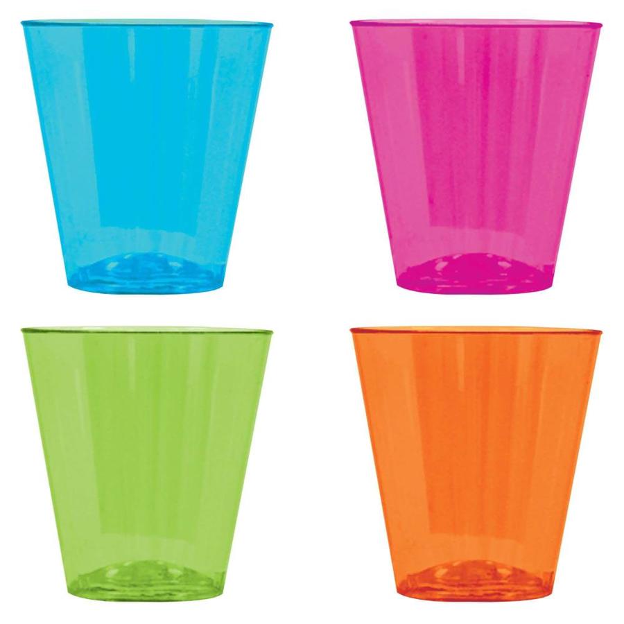 Amscan 100Count 2oz Plastic Disposable Cups in the Disposable Cups department at