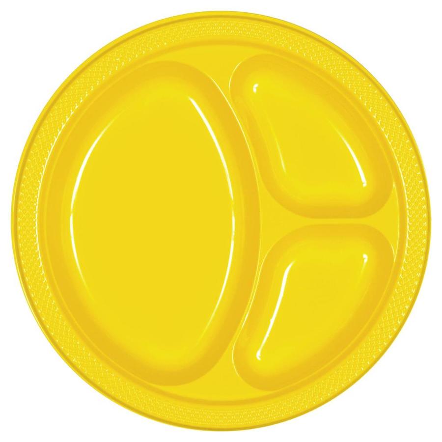 divided plastic plates
