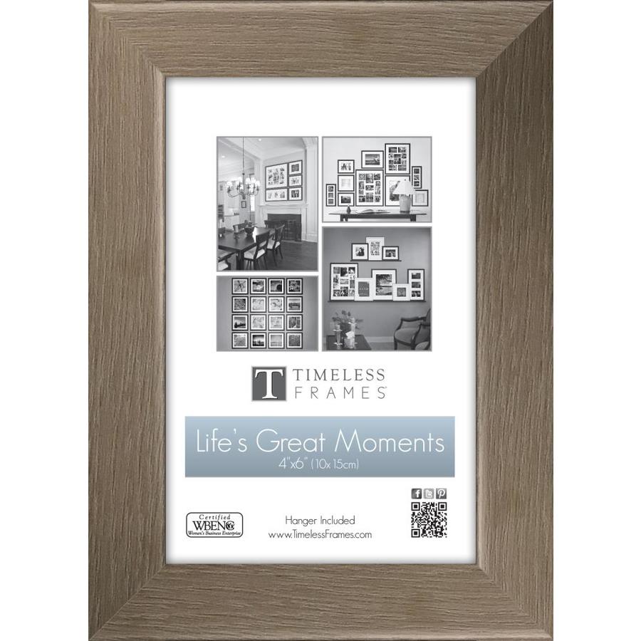 Timeless Frames Lifes great moments Gray Picture Frame (4in x 6in) in