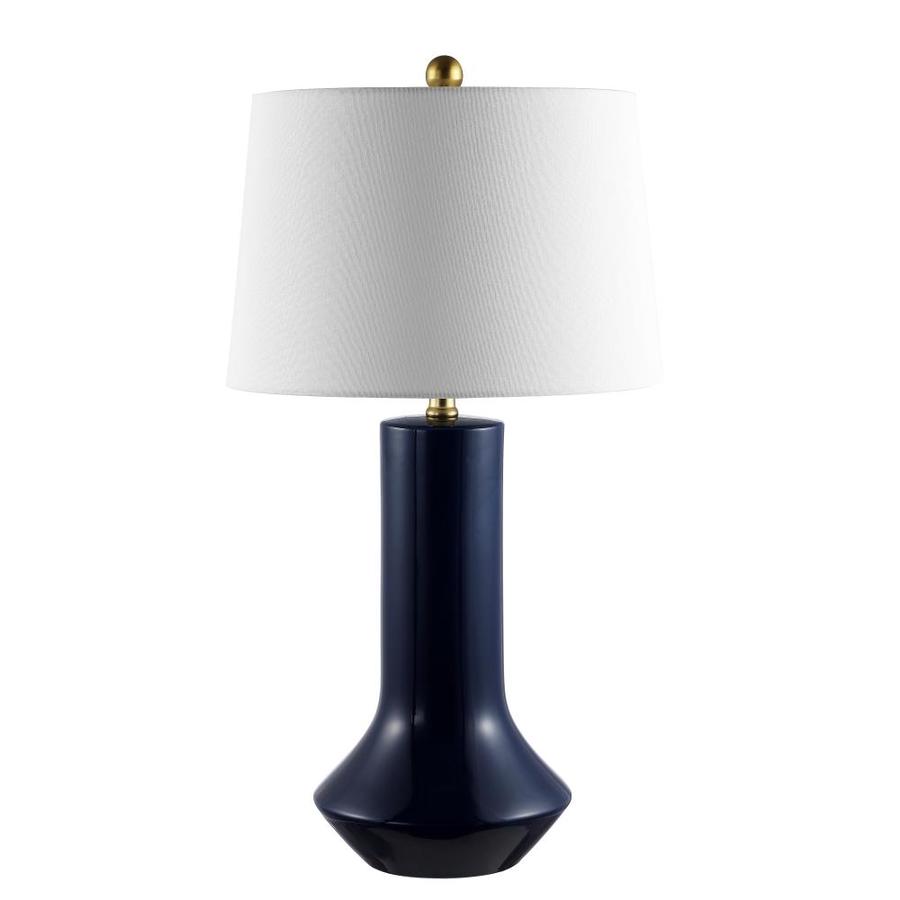 Safavieh Wells Table Lamp (navy Blue) In The Table Lamps Department At 