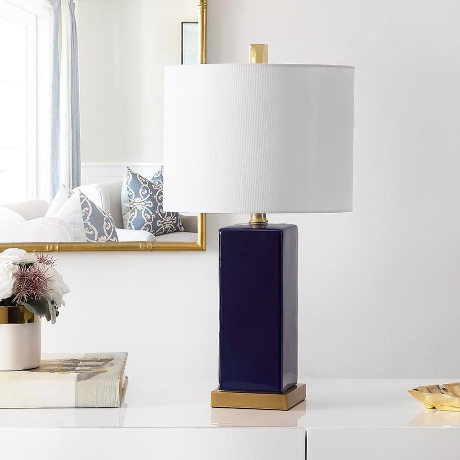 Safavieh Wendi Table Lamp (Navy Blue) in the Table Lamps department at ...