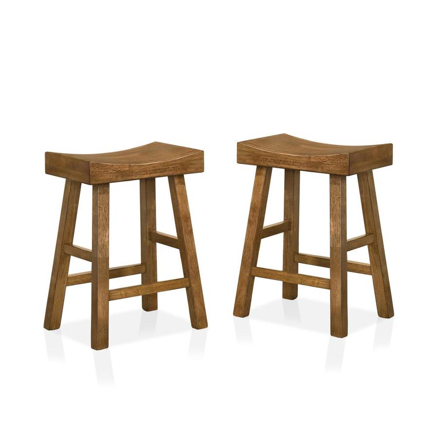 Oak Counter Height Bar Stool 