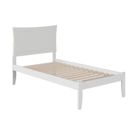 Atlantic Furniture Metro Twin Xl Platform Bed With Matching Foot Board With 2 Urban Bed Drawers In White In The Beds Department At Lowes Com