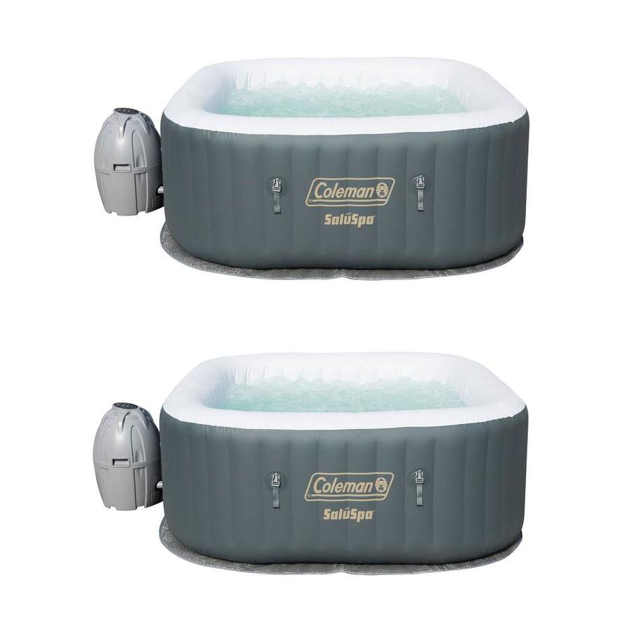 Coleman Coleman SaluSpa 4 Person Portable Inflatable Outdoor AirJet Spa