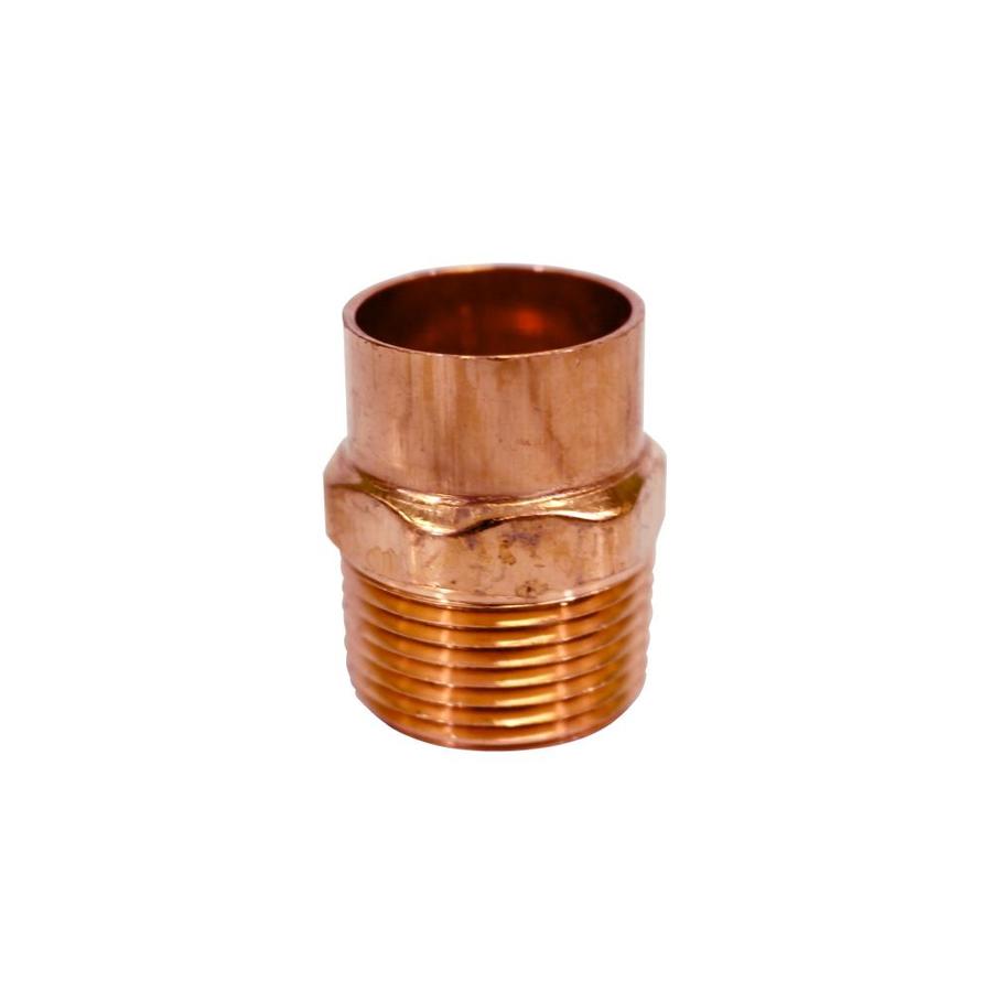 Charman Manufacturing 3/4in Copper Male Adapter 50 Pack in the Copper