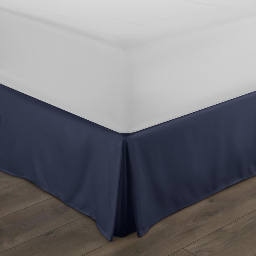 Ienjoy Home Home Collection Premium Pleated Dust Ruffle Bed Skirt in the Bed Skirts department